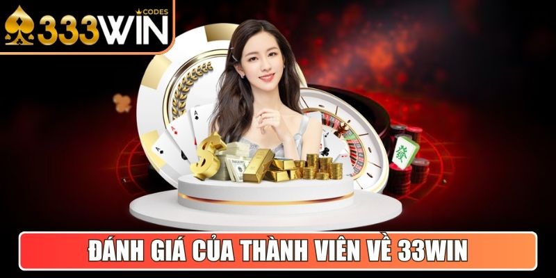Đánh giá của thành viên về thương hiệu 33win