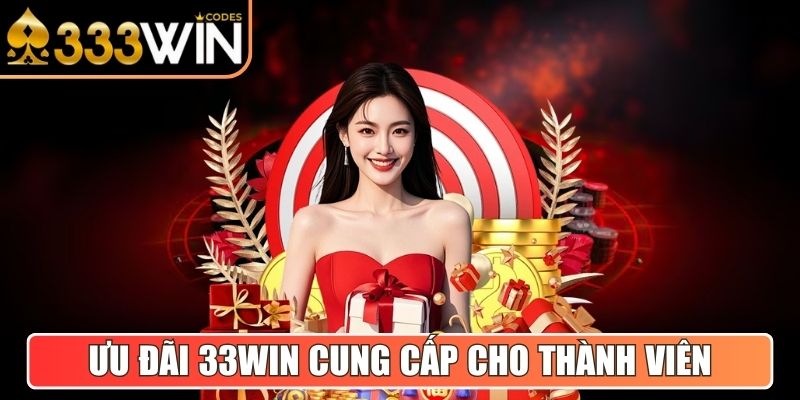 Ưu đãi độc quyền 33win cung cấp cho thành viên