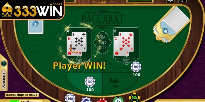 Bí kíp chinh phục bàn cược Baccarat 333Win từ chuyên gia