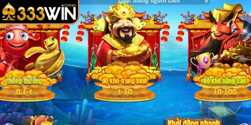 Phòng chơi Nhị Gia bắn cá 333Win phân cấp rõ ràng